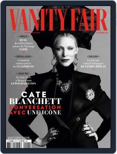 Vanity Fair France September 1st, 2022 Digital Back Issue Cover