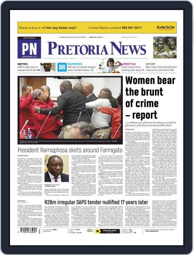 Pretoria News August 31st, 2022 Digital Back Issue Cover