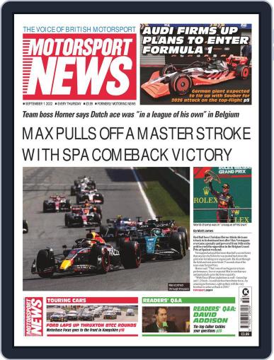 Motorsport News September 1st, 2022 Digital Back Issue Cover