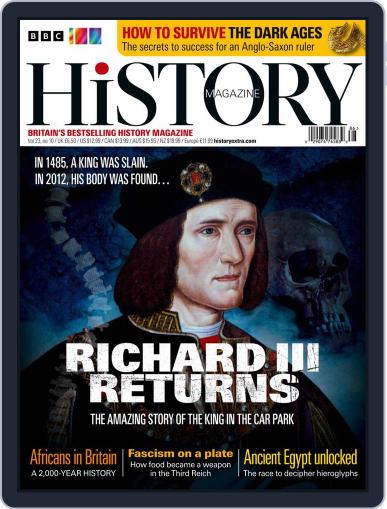 Bbc History October 1st, 2022 Digital Back Issue Cover