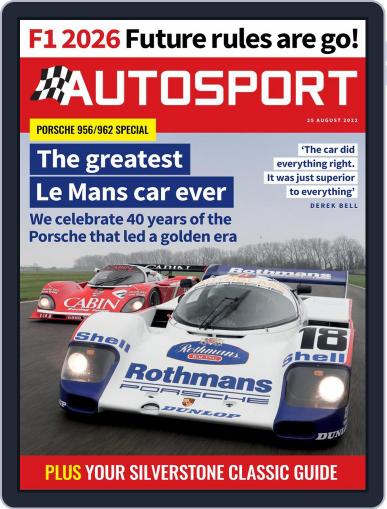 Autosport August 25th, 2022 Digital Back Issue Cover