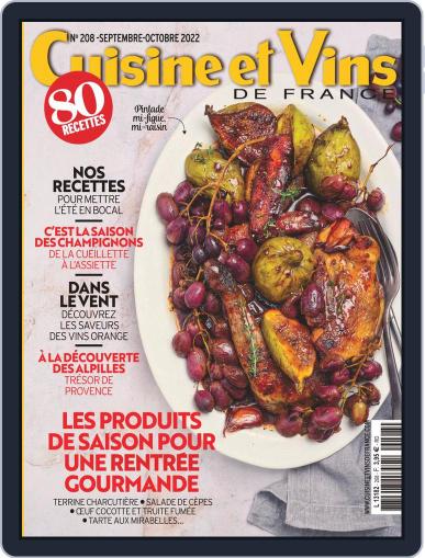 Cuisine Et Vins De France September 1st, 2022 Digital Back Issue Cover