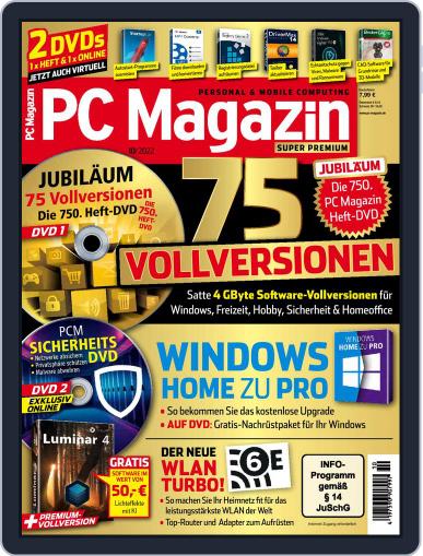 PC Magazin September 1st, 2022 Digital Back Issue Cover