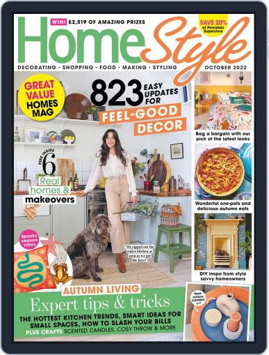 HomeStyle United Kingdom October 1st, 2022 Digital Back Issue Cover