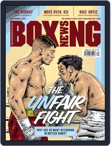 Boxing News September 1st, 2022 Digital Back Issue Cover