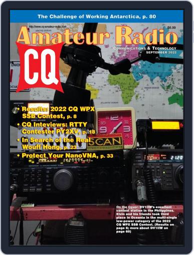 CQ Amateur Radio September 1st, 2022 Digital Back Issue Cover