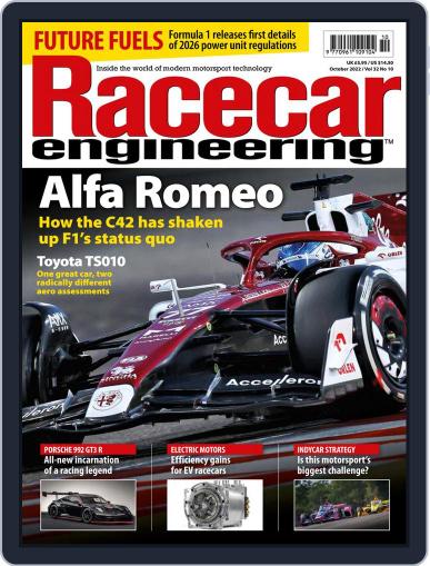 Racecar Engineering October 1st, 2022 Digital Back Issue Cover