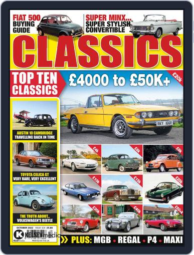 Classics Monthly September 2nd, 2022 Digital Back Issue Cover