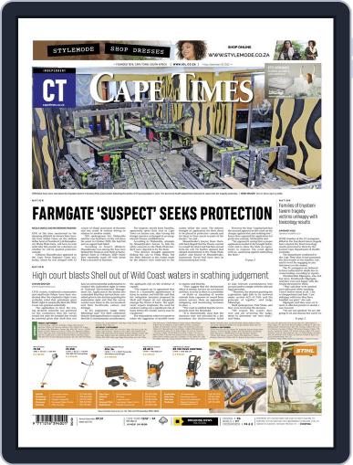 Cape Times September 2nd, 2022 Digital Back Issue Cover