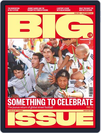 The Big Issue United Kingdom September 5th, 2022 Digital Back Issue Cover