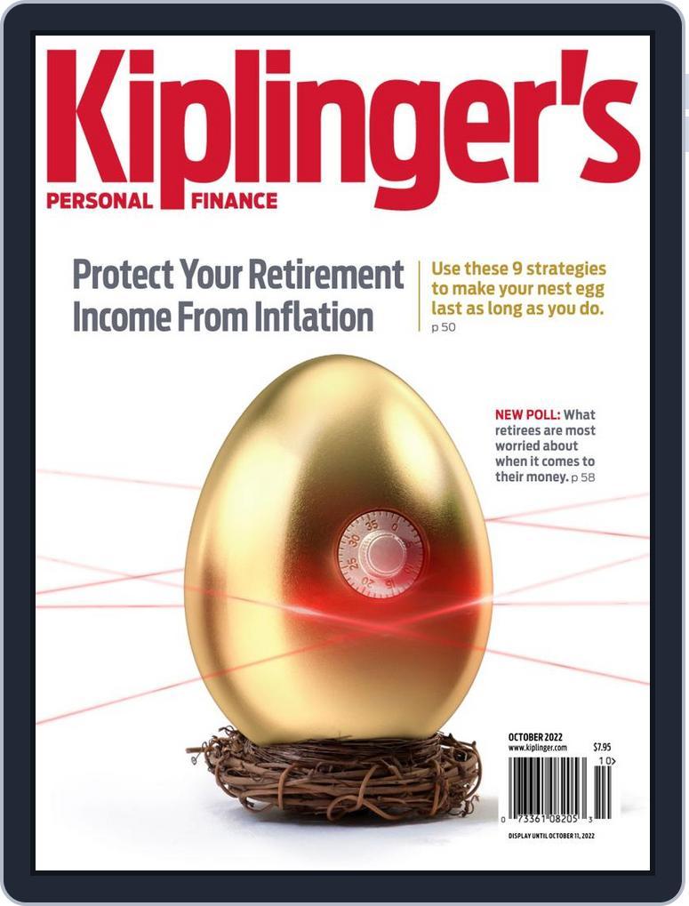 Kiplinger's Personal Finance (Digital) Subscription                    October 1st, 2022 Issue
