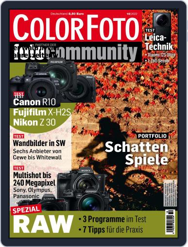 Colorfoto September 6th, 2022 Digital Back Issue Cover