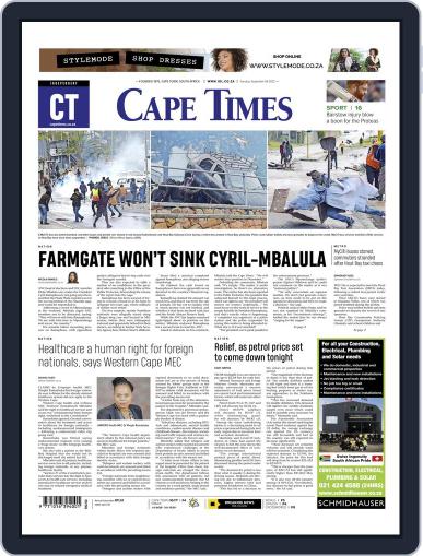 Cape Times September 6th, 2022 Digital Back Issue Cover