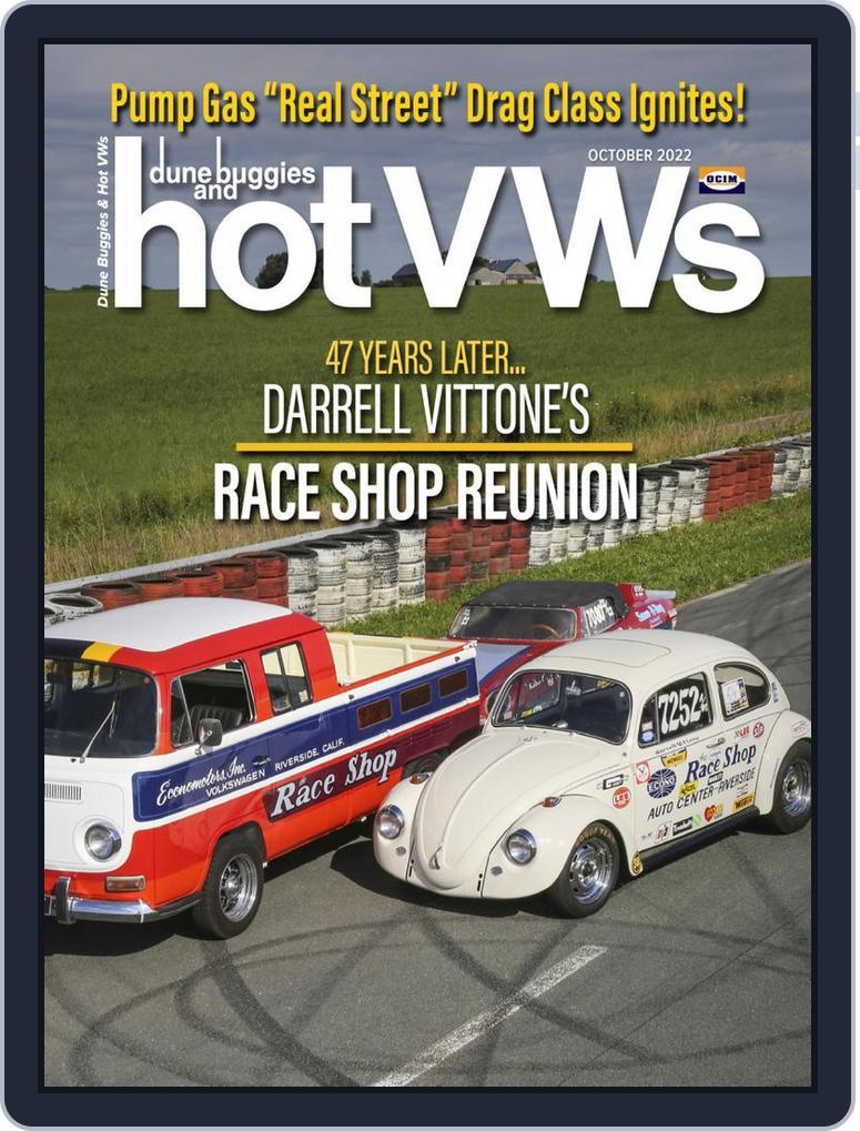 dune buggies and hotVWs October 1st, 2022 Digital Back Issue Cover