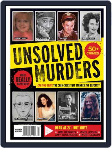 Unsolved Murders September 2nd, 2022 Digital Back Issue Cover