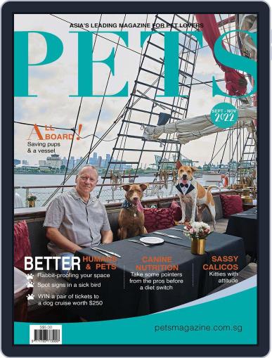 Pets Singapore September 1st, 2022 Digital Back Issue Cover