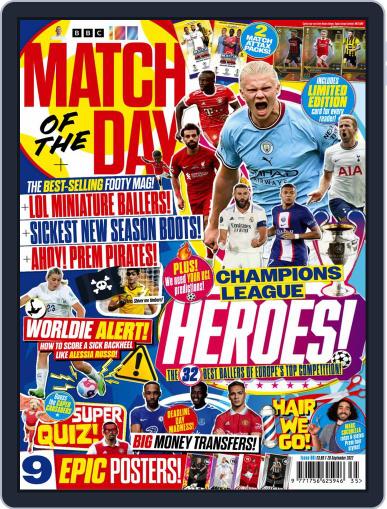 Match Of The Day September 7th, 2022 Digital Back Issue Cover