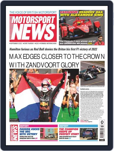 Motorsport News September 8th, 2022 Digital Back Issue Cover