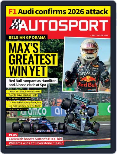 Autosport September 1st, 2022 Digital Back Issue Cover