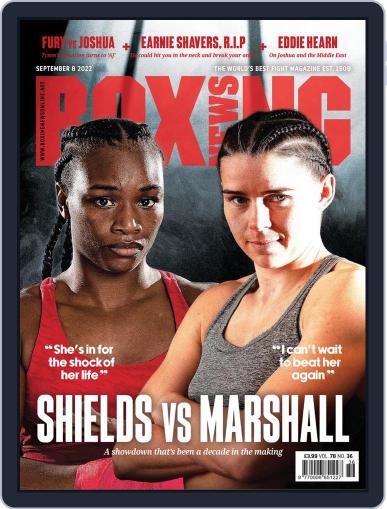 Boxing News September 8th, 2022 Digital Back Issue Cover