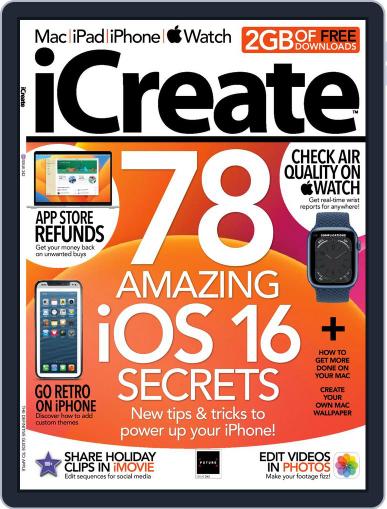 iCreate September 8th, 2022 Digital Back Issue Cover
