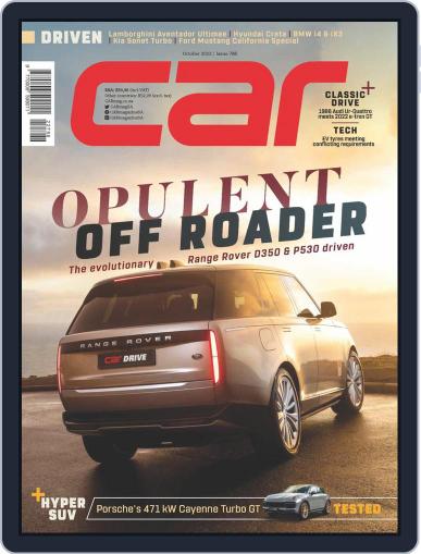 CAR October 1st, 2022 Digital Back Issue Cover