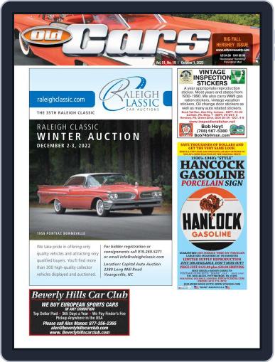 Old Cars Weekly October 1st, 2022 Digital Back Issue Cover