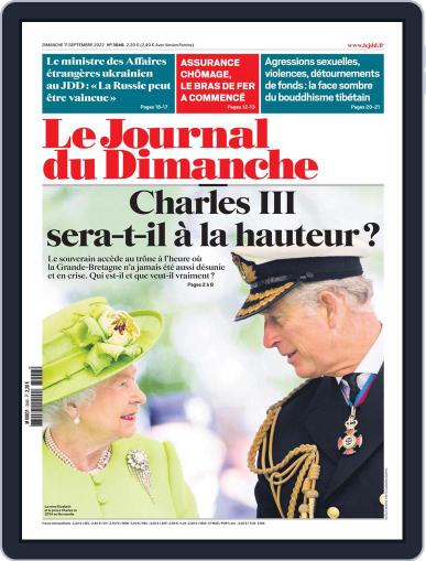 Le Journal du dimanche September 11th, 2022 Digital Back Issue Cover