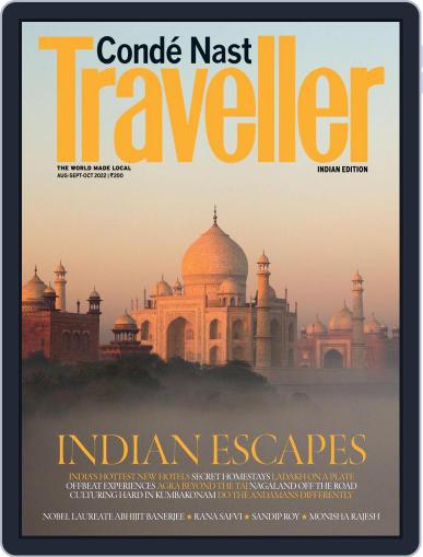 Condé Nast Traveller India August 1st, 2022 Digital Back Issue Cover
