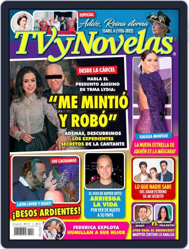 TV y Novelas México September 12th, 2022 Digital Back Issue Cover