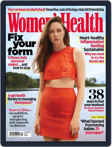Women's Health UK October 1st, 2022 Digital Back Issue Cover