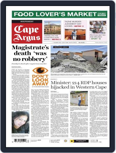 Cape Argus September 13th, 2022 Digital Back Issue Cover