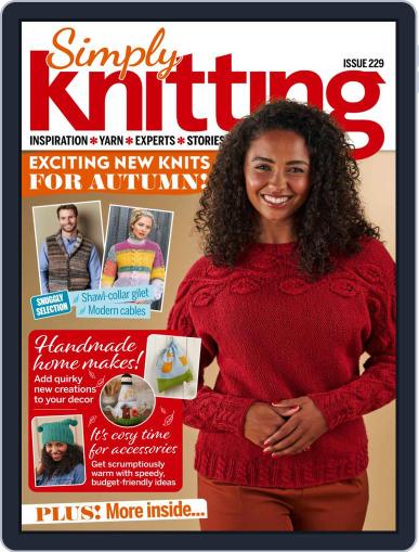 Simply Knitting September 15th, 2022 Digital Back Issue Cover