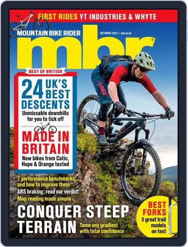 Mountain Bike Rider October 1st, 2022 Digital Back Issue Cover