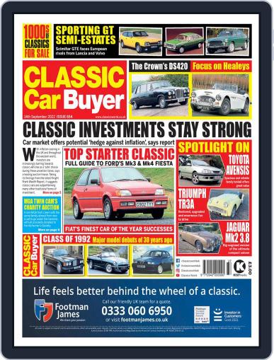 Classic Car Buyer September 14th, 2022 Digital Back Issue Cover