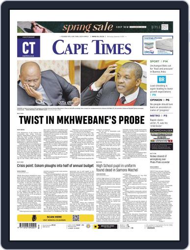 Cape Times September 14th, 2022 Digital Back Issue Cover