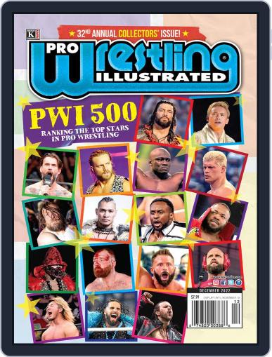 Pro Wrestling Illustrated December 1st, 2022 Digital Back Issue Cover