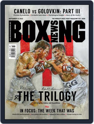 Boxing News September 15th, 2022 Digital Back Issue Cover