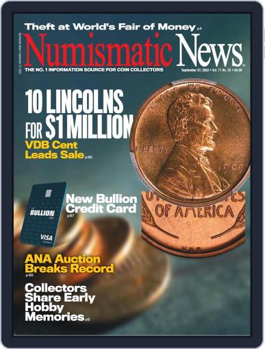 Numismatic News September 27th, 2022 Digital Back Issue Cover