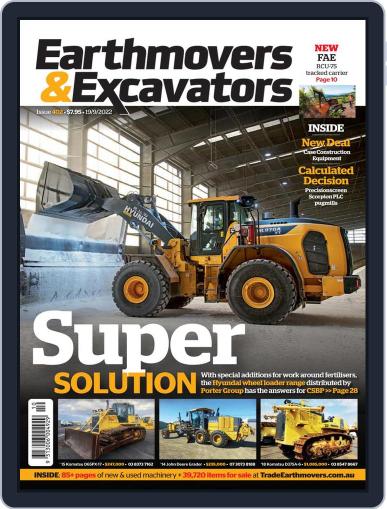 Earthmovers & Excavators September 19th, 2022 Digital Back Issue Cover