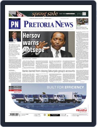 Pretoria News September 19th, 2022 Digital Back Issue Cover