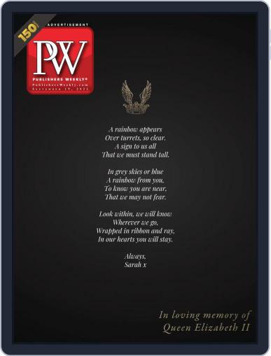 Publishers Weekly September 19th, 2022 Digital Back Issue Cover