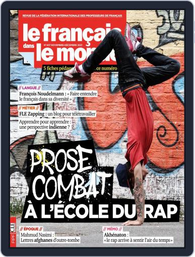 Le Français Dans Le Monde November 1st, 2022 Digital Back Issue Cover