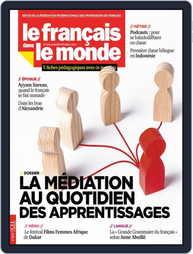 Le Français Dans Le Monde January 1st, 2022 Digital Back Issue Cover