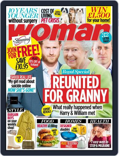 Woman United Kingdom September 26th, 2022 Digital Back Issue Cover