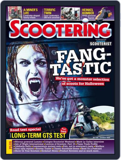 Scootering October 1st, 2022 Digital Back Issue Cover