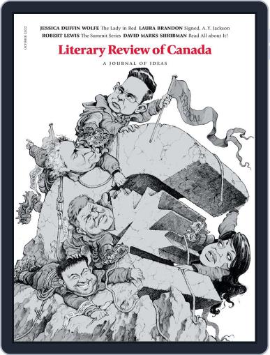 Literary Review of Canada October 1st, 2022 Digital Back Issue Cover