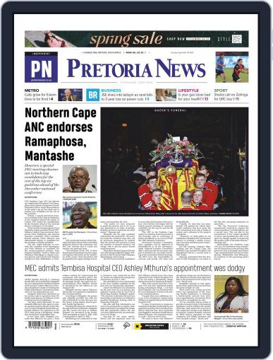 Pretoria News September 20th, 2022 Digital Back Issue Cover
