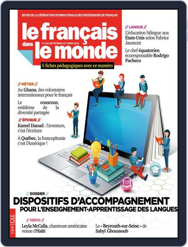 Le Français Dans Le Monde September 1st, 2022 Digital Back Issue Cover