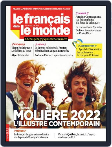 Le Français Dans Le Monde May 1st, 2022 Digital Back Issue Cover